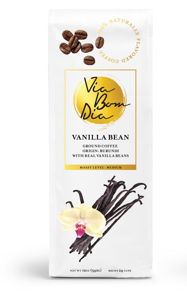 Vanilla Bean Freshly Roasted & Ground Coffee, 100 Naturally Flavored