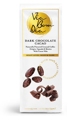 Dark Chocolate Ground Coffee - Available on Amazon